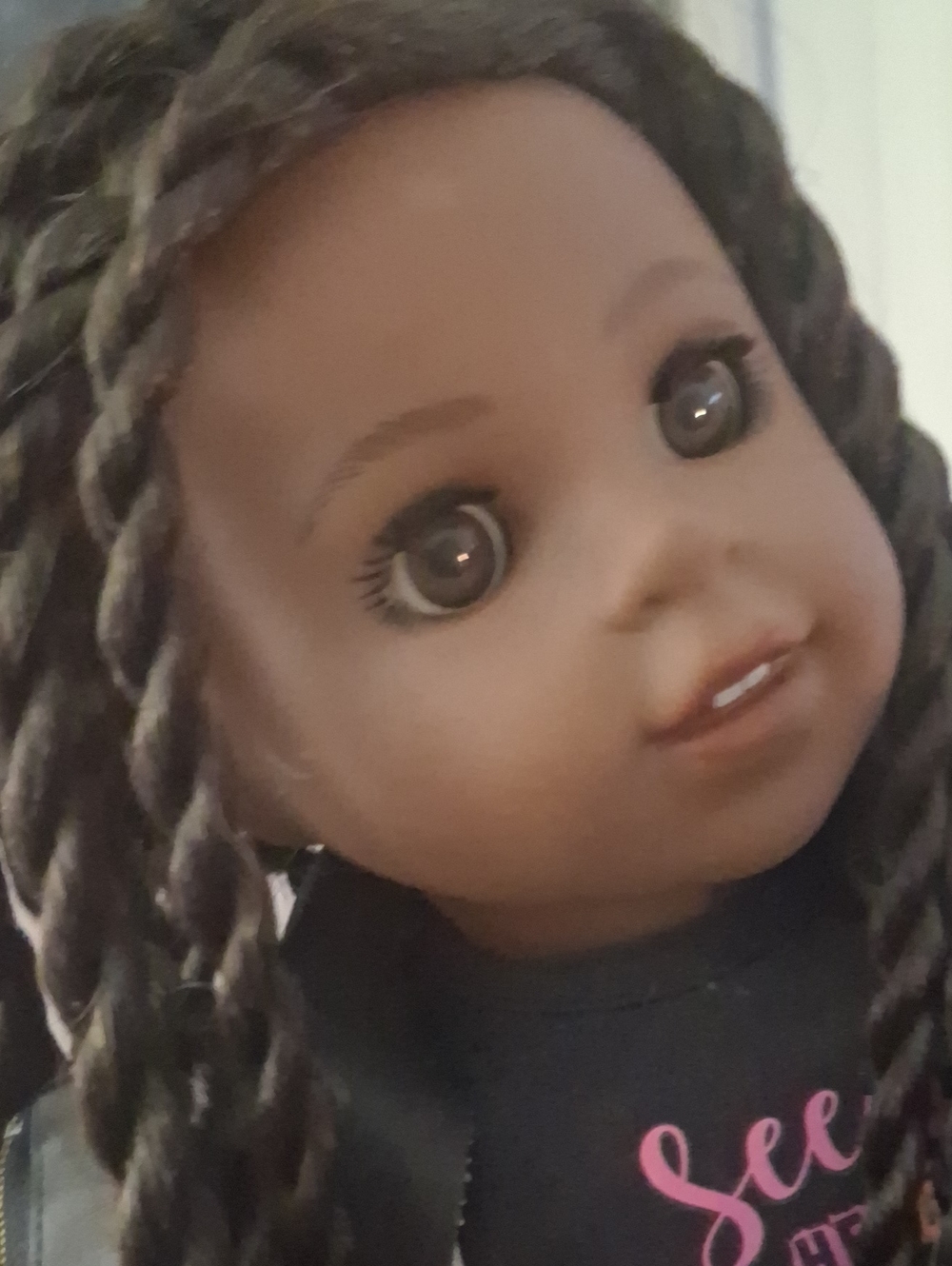 American Girl Doll Tag with Red Logo on White Label - Picture 2 of 8